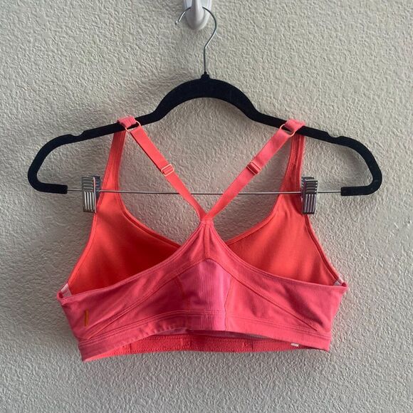 Lucy Activewear Pink Wireless Sports Bra Racerback Pullover Large Adjustable - Picture 2 of 4